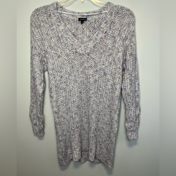Torrid Confetti Knit V-Neck Sweater Torrid sz 0 US sz 12 - Picture 4 of 12